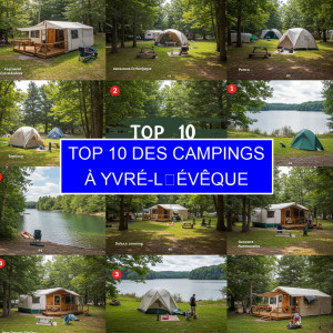 Top 2 des Campings à Yvré-lʼÉvêque